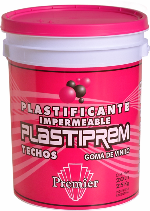 PLASTIPREM TECHOS ROJO TEJA 20L.